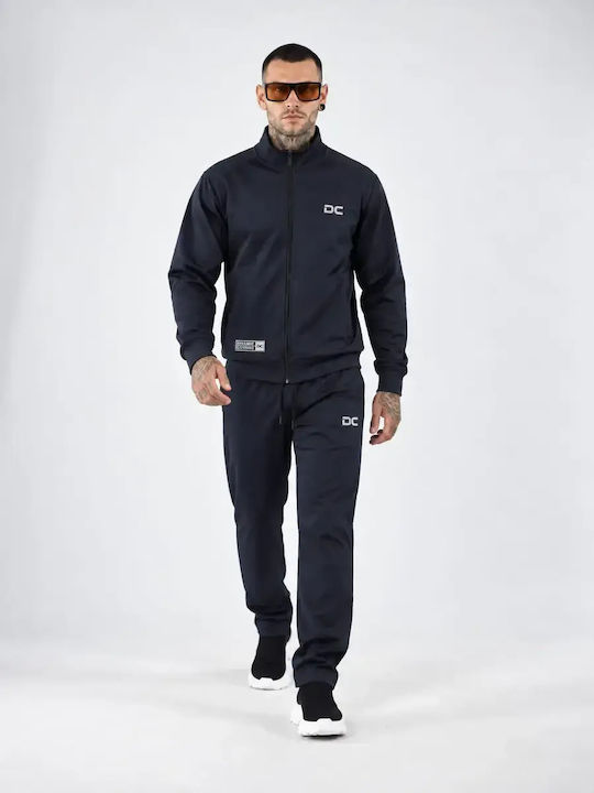 Glossy Blue Tracksuit Set
