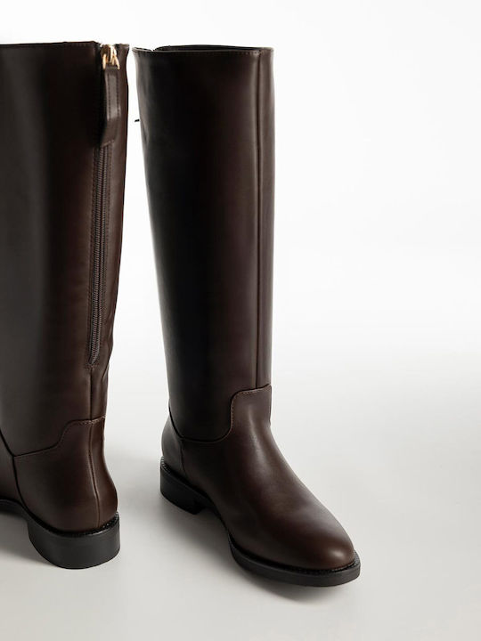 Bozikis Damenstiefel Braun X27-301-69016-KAFE