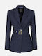 Pinko Women's Waisted Blazer Navy