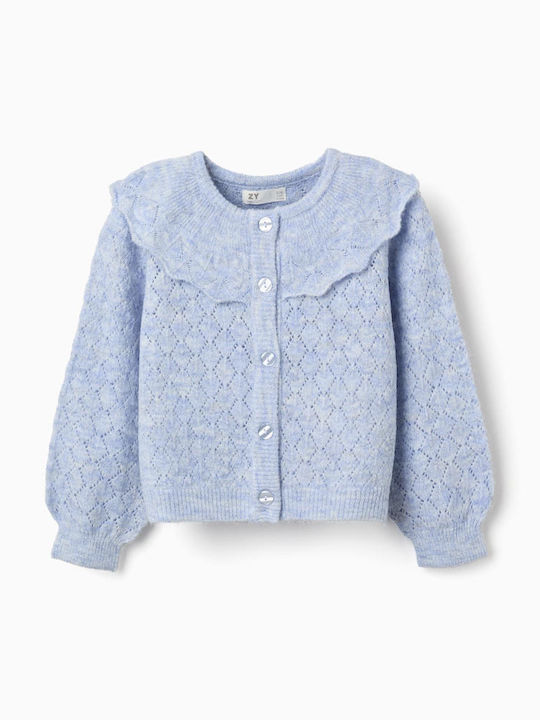 Kinder-Strickjacke Flieder