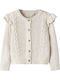 Kids Knitted Beige Cardigan