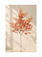 Nantina Branch Orange Foliage 0x0x75cm Monochrome Evergreens