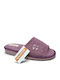 Terry Damen Hausschuhe Lila
