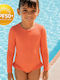 Swim Essentials Παιδικό Μαγιό Ολόσωμο με Μακρύ Μανίκι Pink Bay