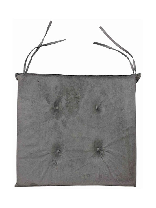 Garden Chair Cushion Grey 38x40cm
