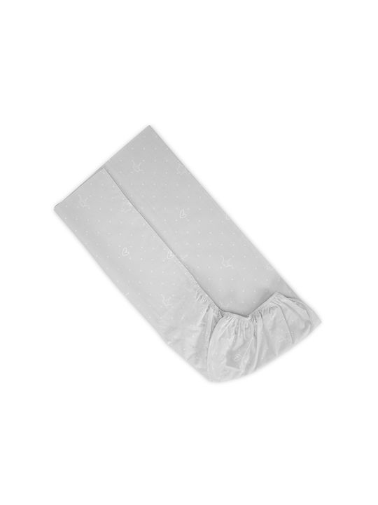 Lorelli Baby Crib Sheet Cotton Fitted Grey 70x1...
