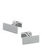 MontBlanc Twins Butoni din Otel in Culoare Argintie