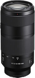 Sony Full Frame Camera Lens FE 100-400 mm F5.6-8 OSS Super Telephoto for Sony E Mount Black Sony Full Frame Camera Lens FE 100-400 mm F5.6-8 OSS Super Telephoto for Sony E Mount Black