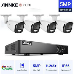 Annke Annke Überwachungskamera System 4 Kameras CCTV 5MP Annke Annke Überwachungskamera System 4 Kameras CCTV 5MP