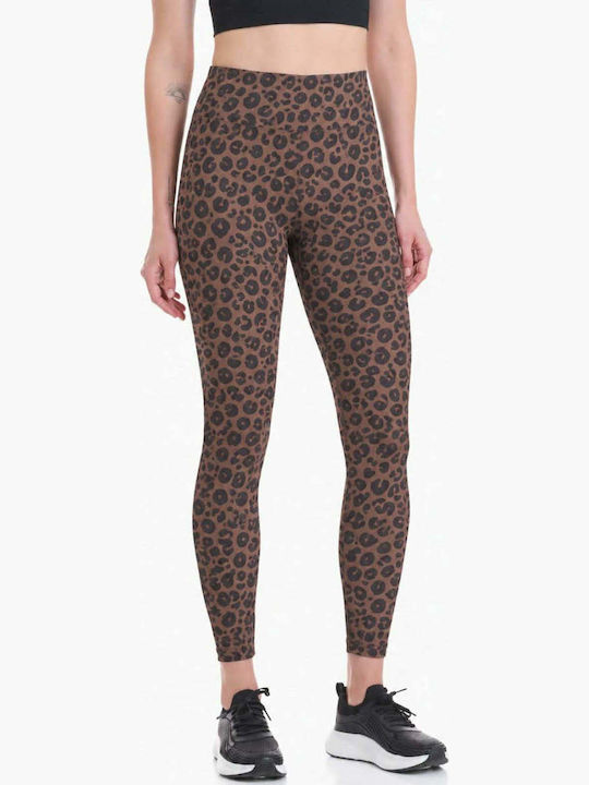 Walk Training Women's Leggings Brown Leopard
