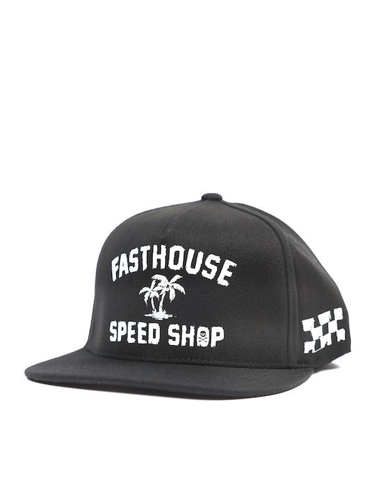 Fasthouse Υφασμάτινo Καπέλο Μαύρο