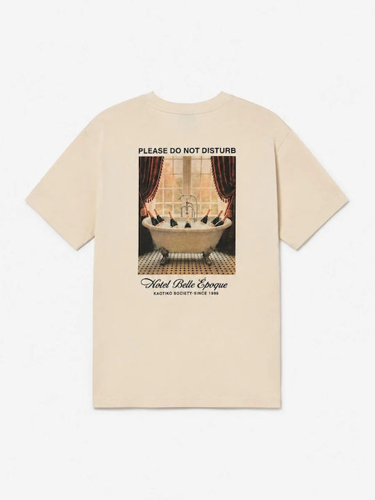 Kaotiko T-shirt Beige AT034-02-G002