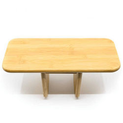 Meditation Bench Bamboo Wood Seat Size 41 X 17 Cm Height 17 Cm