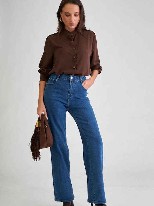 Women's Jean Pants in Wide Leg Style
