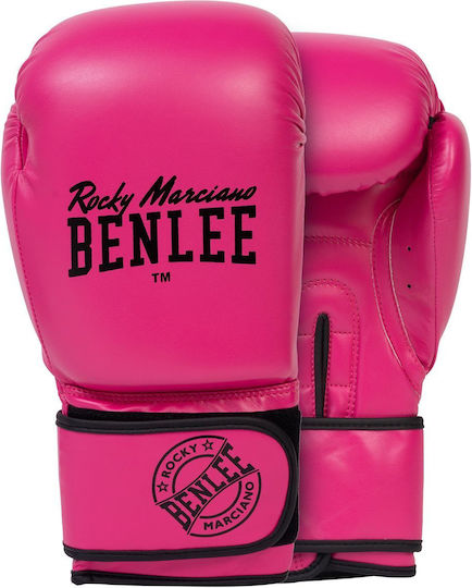 Benlee Carlos Boxing Gloves from Synthetic Leather for Competition Pink