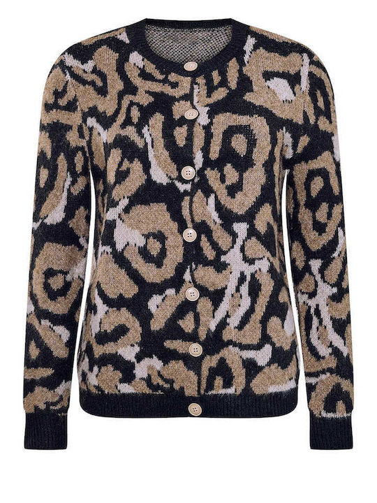 Celestino Cardigan Pentru Femei Tricotat Leopar...