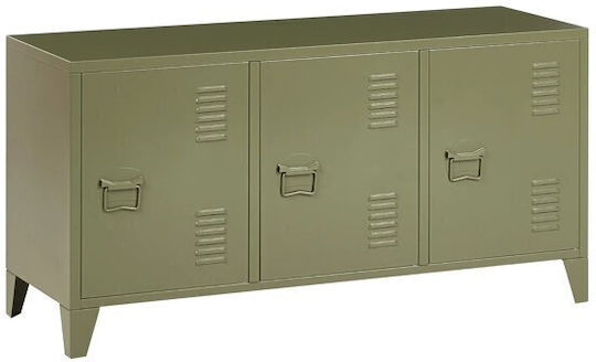 Sovelu 106 Sideboard aus Metall Grün 120x40x60cm