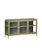 Sideboard Berwyn 3491 from Metal & Glass Green 115x35x64cm