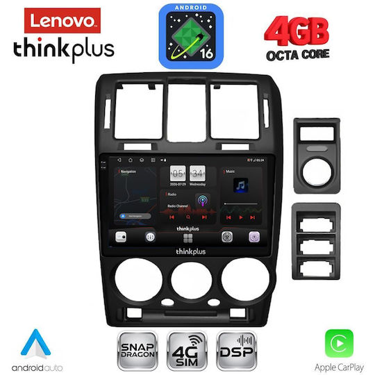 Lenovo Car Audio System for Hyundai Getz 2002-2011 Bluetooth USB WiFi GPS Apple CarPlay Android Auto with 9" Touch Screen
