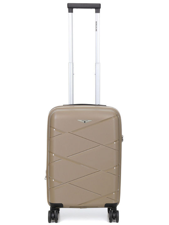 WORLDLINE Valiză de Călătorie de Cabină Dură Culoare Șampanie Înălțime 55 cm