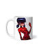 Playful Miraculous Ladybug Керамична Бяла Чаша 330ml