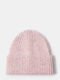 Beanie Unisex Strickmütze in Rosa Farbe