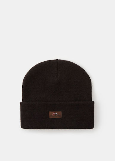 Beanie Unisex Σκούφος Πλεκτός σε Καφέ χρώμα