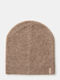 Beanie Unisex Knitted Beanie in Beige Colour