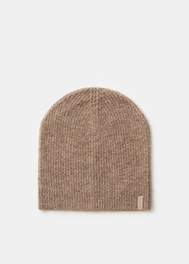 Beanie Unisex Knitted Beanie in Beige Colour