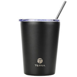 Terra Θερμός 350ml ΜΟΝΟΧΡΩΜΟ ASSORTED ΜΑΥΡΟ Terra Θερμός 350ml ΜΟΝΟΧΡΩΜΟ ASSORTED ΜΑΥΡΟ