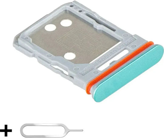Sim Tray Halter Realme P3 Microsd Kartenfach + Sim Schlüssel Inklusive Grüne Sternenlichtgrün