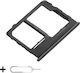 Suport Tăvi SIM Samsung A32 5G A326 Dual SIM Slot Card Microsd + Cheie SIM Inclus Negru