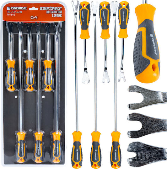 Set 6 Removal Tools Upholstery Trims Clips Pm-zsts-6zn