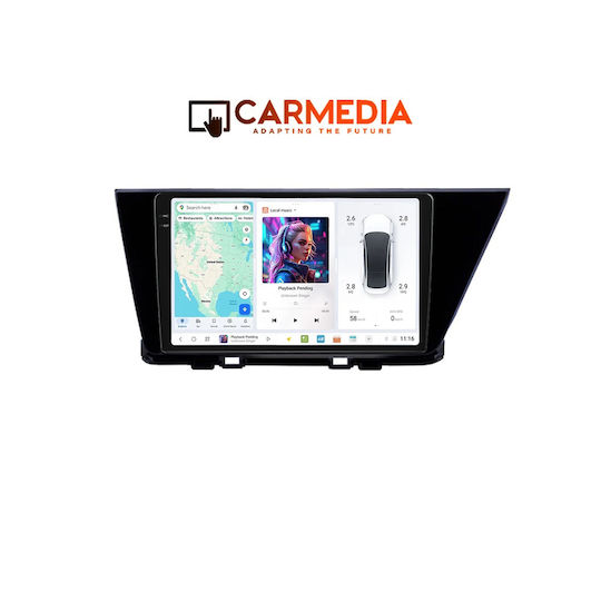 Carmedia Ηχοσύστημα Αυτοκινήτου για Kia Niro 2017-2021 (Bluetooth/USB/WiFi/GPS/Apple-Carplay/Android-Auto) με Οθόνη Αφής 9.5"