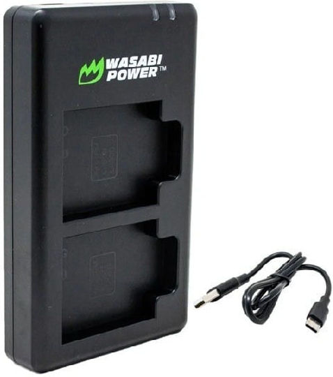 Wasabi Διπλός Φορτιστής Μπαταρίας Συμβατός με Ricoh