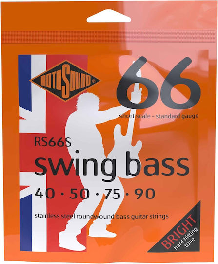 Rotosound Set de corzi pentru bas din oțel inoxidabil 40 - 90"