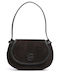 Anett Leather Women's Flap Bag Suede Brown