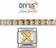 Steel Diy Bracelet Elements Airplane