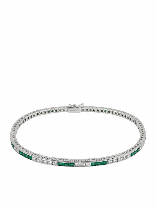 Damen Armband Riviera aus Silber mit Zirkon