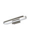 Rabalux Modern Bathroom Wall Lamp with Integrated LED and Natural White Light Grey