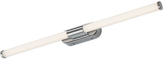 Rabalux Modern Bathroom Wall Lamp with Integrated LED and Natural White Light Silver