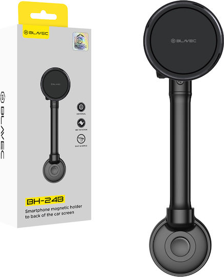 Blavec Suport Auto pentru Telefon cu Magnet Negru