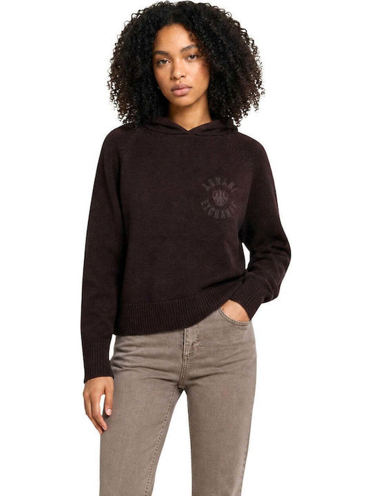Damen Sweatshirt Braun