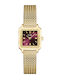 Cluse Gracieuse Mini Womens Watch 21mm Battery with Stainless Steel Bracelet Dark Cherry/Gold