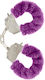 Fun Fashion Handfesseln in Lila Farbe