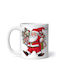 Moș Crăciun Cu Brad De Crăciun Cană Ceramică Moși Crăciun 330ml Cu Personalizare