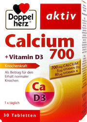 Doppelherz Calcium 700 + D3 30 Pieces Doppelherz Doppelherz Calcium 700 + D3 30 Pieces Doppelherz