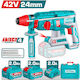 Total N/A Акумулаторен перфоратор Безчетков 42V 2x2Ah с SDS Plus патронник