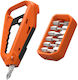 Tactica Tactica 18-teilige Multitool Orange mit Scheide Set 12 Stück