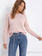Damen Pullover Soft Pink